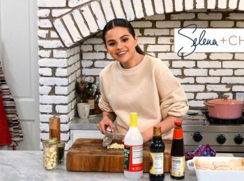 سلنا به همراه سر آشپز